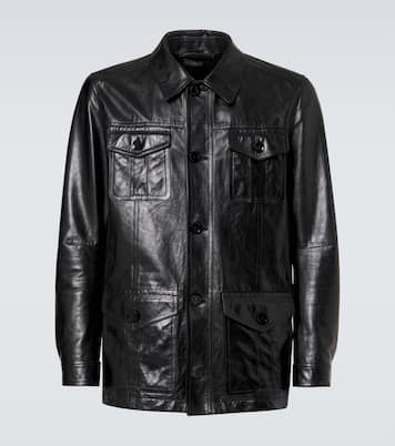 Leather field jacket | Tom Ford