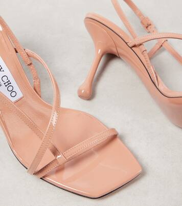 Etana 80 patent leather sandals  | Jimmy Choo
