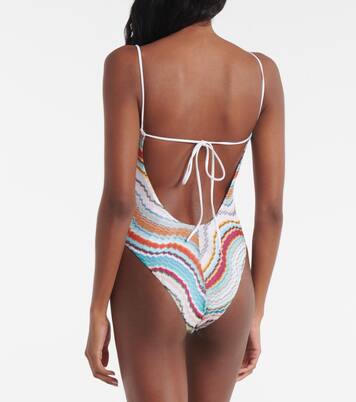 Badeanzug aus Häkelstrick | Missoni