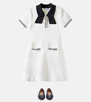 Jacquard polo dress | Self-Portrait Kids
