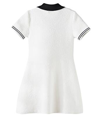 Jacquard polo dress | Self-Portrait Kids