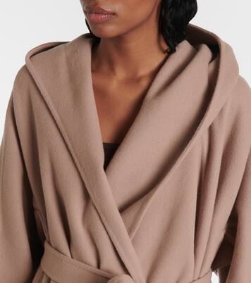 Wool and cashmere wrap coat | Alaïa