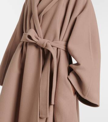 Wool and cashmere wrap coat | Alaïa