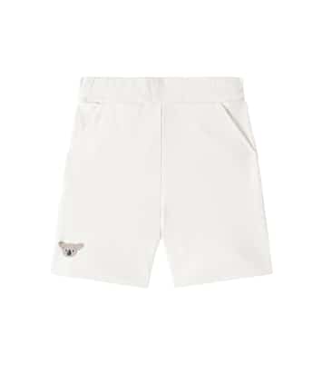Ithri embroidered cotton shorts | Donsje