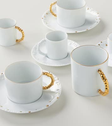 Set de 2 tazas y platos de té Haas Mojave | L'Objet