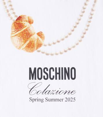Printed cotton jersey T-shirt | Moschino Kids