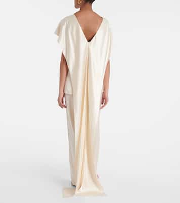 Sara caped satin top | Tove