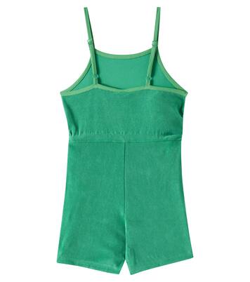 Apple cotton-blend playsuit | Jellymallow