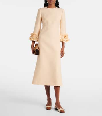 Ruffled Crêpe Couture midi dress | Valentino