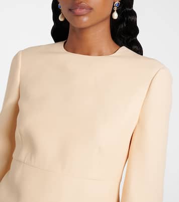 Ruffled Crêpe Couture midi dress | Valentino