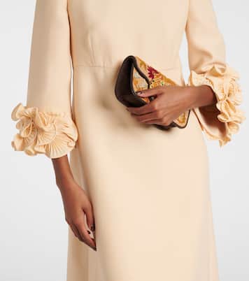 Ruffled Crêpe Couture midi dress | Valentino