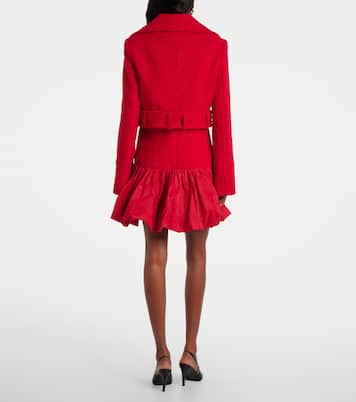 Cropped wool-blend tweed jacket | Patou