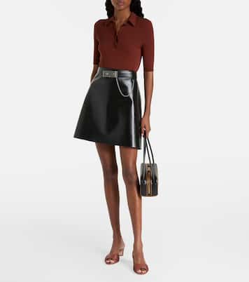 Piruabar gathered leather mules | Manolo Blahnik