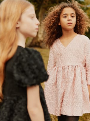 Abito in jacquard con fiocco  | Molo