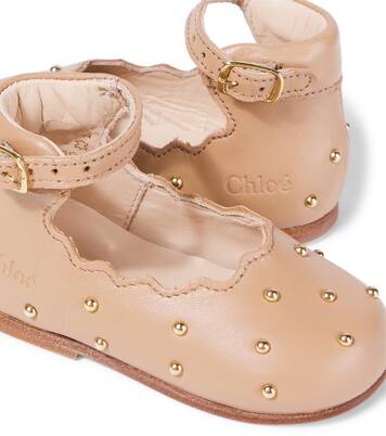Baby Ballerinas aus Leder | Chloé Kids