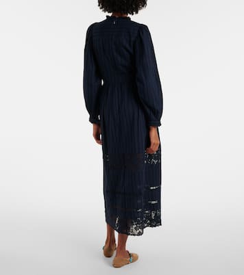 Midikleid Amelie aus Spitze und Baumwolle | Ulla Johnson