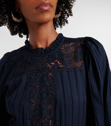 Midikleid Amelie aus Spitze und Baumwolle | Ulla Johnson