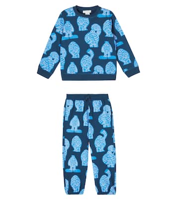 Cotton sweatshirt and sweatpants set | Stella McCartney Kids