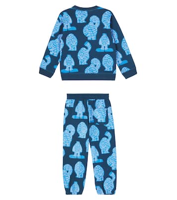 Cotton sweatshirt and sweatpants set | Stella McCartney Kids