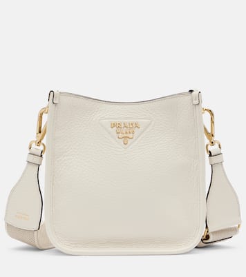 Mini leather shoulder bag | Prada