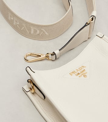 Mini leather shoulder bag | Prada