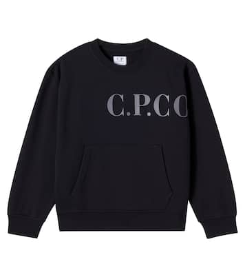 Logo cotton sweatshirt | C.P. Company Kids