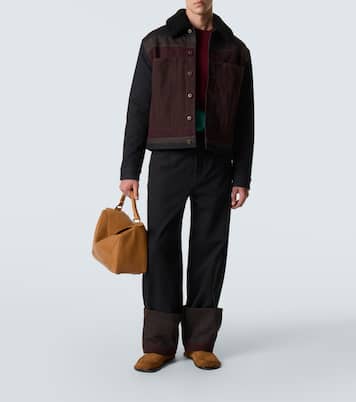 Colorblocked wide-leg jeans | Loewe