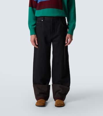 Colorblocked wide-leg jeans | Loewe