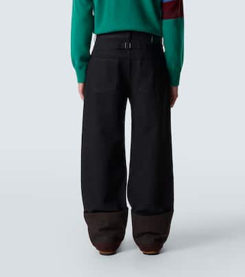 Colorblocked wide-leg jeans | Loewe