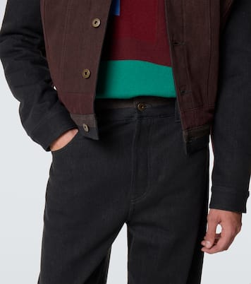 Colorblocked wide-leg jeans | Loewe