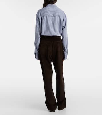 Gerade Hose Norstrand aus Baumwoll-Cord | The Frankie Shop