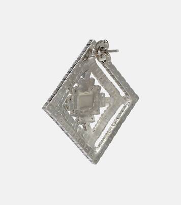 Louise crystal-embellished earrings | Rebecca Vallance