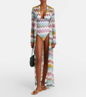 Cover-up Zig Zag aus Lamé | Missoni