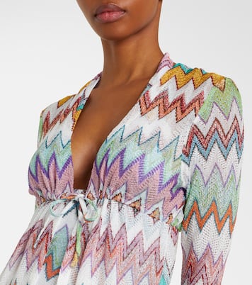 Cover-up Zig Zag aus Lamé | Missoni