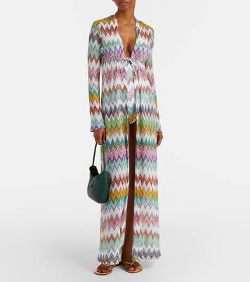 Cover-up Zig Zag aus Lamé | Missoni