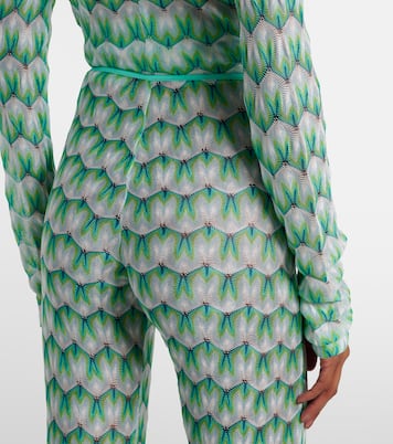 High-rise flared pants | Missoni