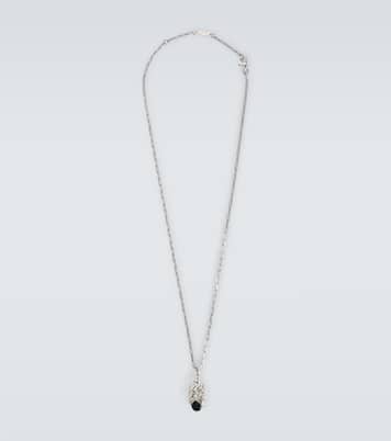 Sterling silver pendant necklace | Bottega Veneta