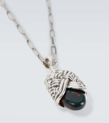 Sterling silver pendant necklace | Bottega Veneta