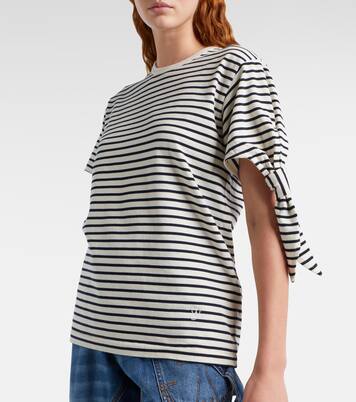 Striped cotton jersey T-shirt | JW Anderson