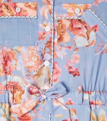 Jumpsuit Awaken in cotone con stampa | Zimmermann Kids