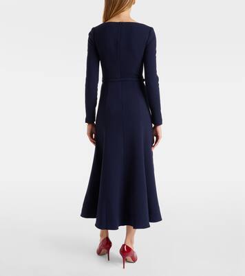 Midikleid aus Woll-Crêpe | Roland Mouret