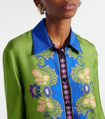 Bedrucktes Hemd Boy aus Seide | La DoubleJ