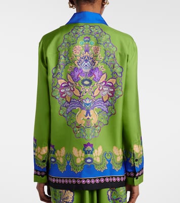 Bedrucktes Hemd Boy aus Seide | La DoubleJ