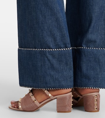 Sandalen Rockstud 60 aus Leder | Valentino Garavani