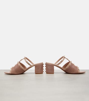 Sandalen Rockstud 60 aus Leder | Valentino Garavani