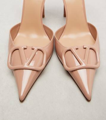 Pumps VLogo 100 aus Lackleder | Valentino Garavani