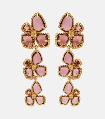 Bloom Large embellished drop earrings | Zimmermann