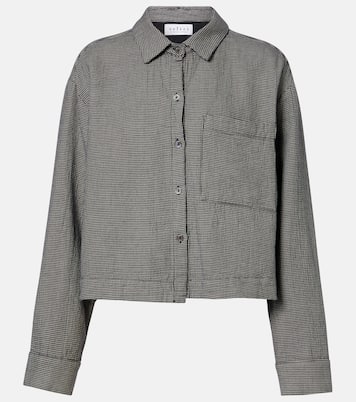 Adeline houndstooth cotton shirt | Velvet