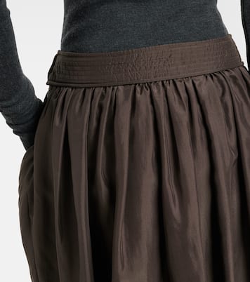 Jupe midi en soie | Lemaire