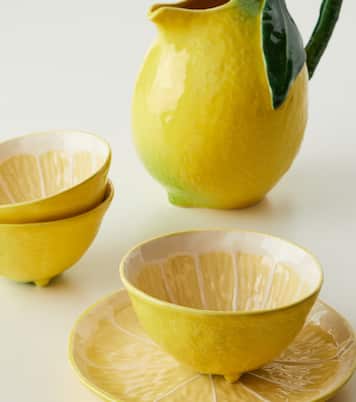 Lemon set of 4 ceramic bowls | Bordallo Pinheiro
